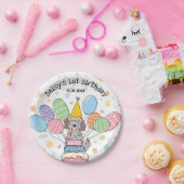 Goldendoodle Dog Verjaardagsfeestje Papieren Borde Papieren Bordje (Feest)