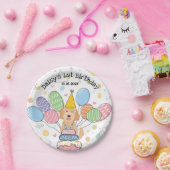 Goldendoodle Dog Verjaardagsfeestje Papieren Borde Papieren Bordje (Feest)