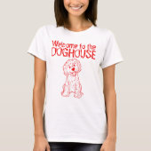 Goldendoodle Doghouse T-shirt (Voorkant)
