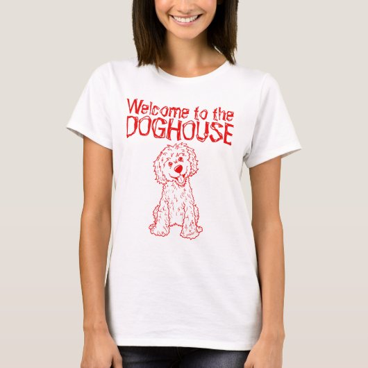 Goldendoodle Doghouse T-shirt (Voorkant)