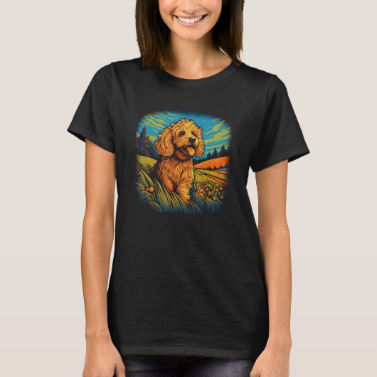Goldendoodle Dood  Doodle Dog Golden Doodle 26 T-shirt (Voorkant)