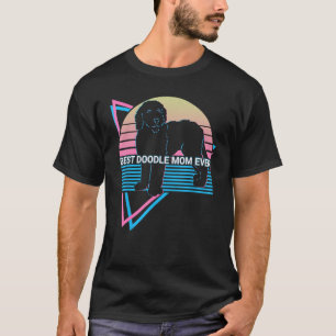 Goldendoodle Dood Retro Beste Doodle Moeder Ooit T-shirt