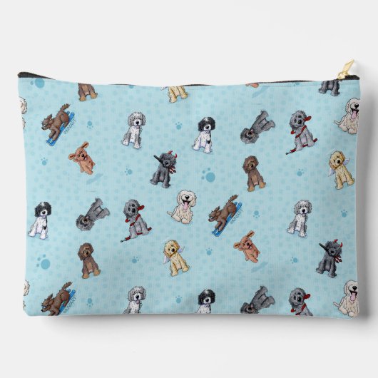 Goldendoodle DoodleMoji Etui (Achterkant)