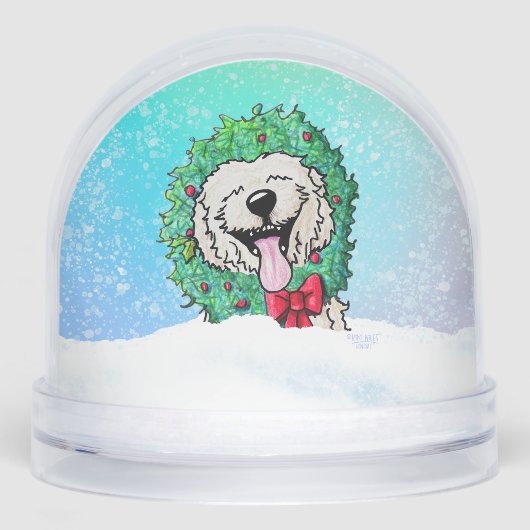 Goldendoodle DoodleMoji  Sneeuwbol (Voorkant)