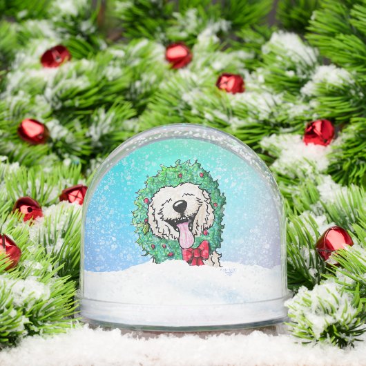 Goldendoodle DoodleMoji  Sneeuwbol (Kerstmis)