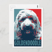 GOLDENDOODLE door Hope Dogs Briefkaart (Voorkant / Achterkant)