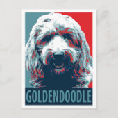 GOLDENDOODLE door Hope Dogs Briefkaart (Voorkant)