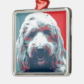 GOLDENDOODLE door Hope Dogs Metalen Ornament (Links)