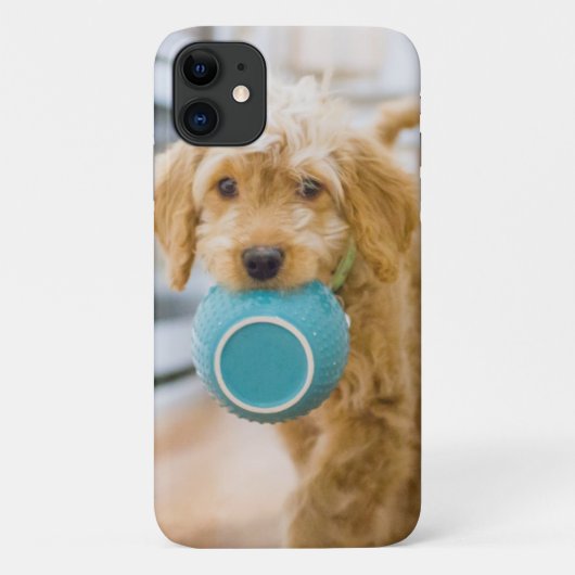 Goldendoodle Draagt Eetbak Case-Mate iPhone Case (Achterkant)