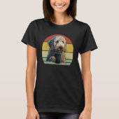 Goldendoodle Drinking Coffee  Dog And Coffee T-shirt (Voorkant)