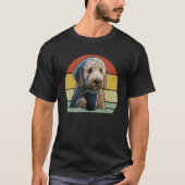 Goldendoodle Drinking Coffee  Dog And Coffee T-shirt (Voorkant)
