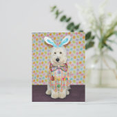 Goldendoodle Easter briefkaart (Staand voorkant)