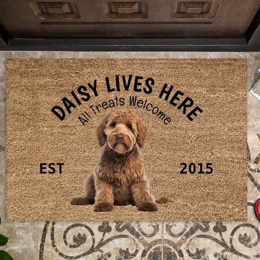 Goldendoodle Gepersonaliseerd Hondenliefhebber Deu Deurmat