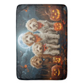 Goldendoodle Halloween Spooky Badmat (Voorkant Verticaal)