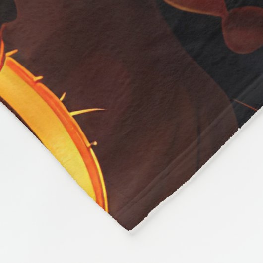 Goldendoodle Halloween Spooky Fleece Deken (Hoek)