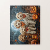 Goldendoodle Halloween Spooky Legpuzzel (Verticaal)