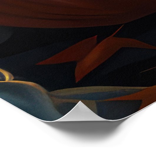 Goldendoodle Halloween Spooky Poster (Hoek)