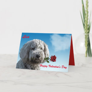GOLDENDOODLE HAPPY VALENTIJNSDAG FEESTDAGEN KAART