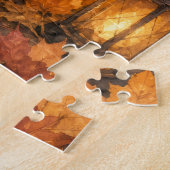 Goldendoodle Heksenhoed Pompoen Legpuzzel (Zijkant)