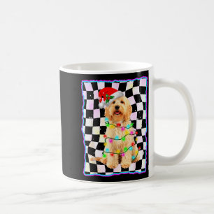 Goldendoodle Hond Boom Kerstmis Kerst Huisdieren H Koffiemok
