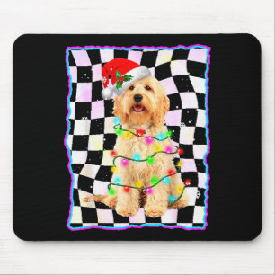 Goldendoodle Hond Boom Kerstmis Xmas Huisdieren Ho Muismat