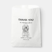 Goldendoodle hond gepersonaliseerd dank je bedankzakje (Voorkant)