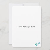 Goldendoodle Hond Gepersonaliseerd Gelukkige Verja Kaart (Achterkant)