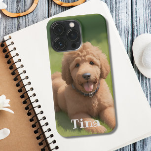Goldendoodle Hond gepersonaliseerd iPhone 13 Pro Hoesje