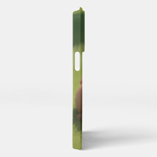 Goldendoodle Hond gepersonaliseerd iPhone Hoesje (Rechterkant)