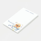Goldendoodle Hond gepersonaliseerd Post-it® Notes (Schuin)