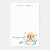 Goldendoodle Hond gepersonaliseerd Post-it® Notes (Voorkant)