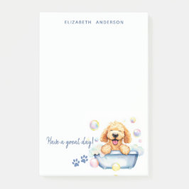 Goldendoodle Hond gepersonaliseerd Post-it® Notes