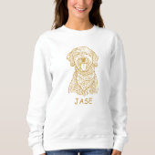 Goldendoodle Hond Gepersonaliseerde Pet Lover Trui (Voorkant)