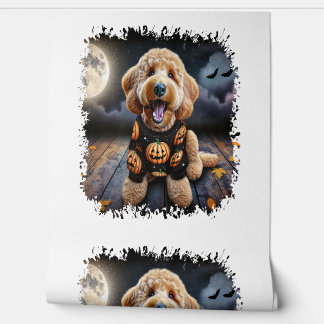 Goldendoodle Hond Halloween Behang