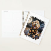 Goldendoodle Hond Halloween Planner (Display)