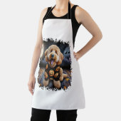 Goldendoodle Hond Halloween Schort (Insitu)