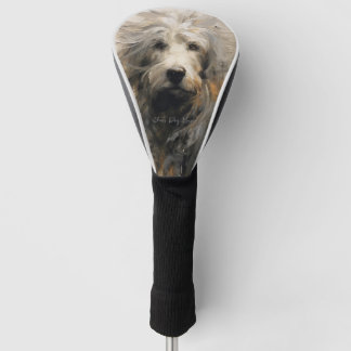Goldendoodle Hond in de wind 001 - Yacobsen Derosa Golfheadcover