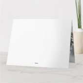 Goldendoodle Hond in Sneeuw Kerstmis Kaart (Achterkant)