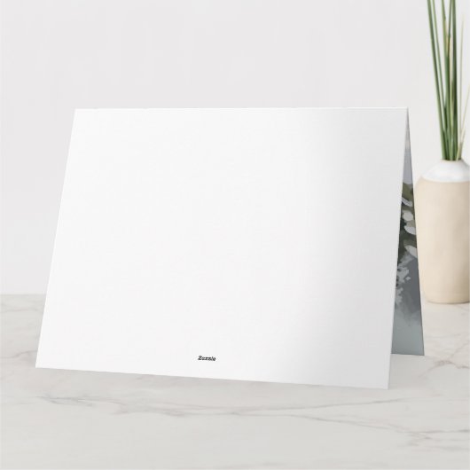 Goldendoodle Hond in Sneeuw Kerstmis Kaart (Achterkant)