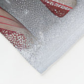 Goldendoodle Hond Kerstfeest Fleece Deken (Hoek)