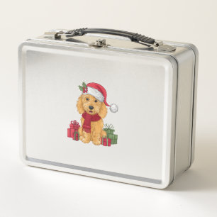 Goldendoodle Hond Kerstoutfits Santa Hat Hond X