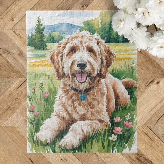 Goldendoodle hond legpuzzel