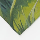 Goldendoodle Hond Lente Bloemen Schilderen Fleece Deken (Hoek)