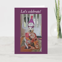 Goldendoodle-hond wijn- en kaasviering