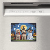 Goldendoodle Honden Pompoen Halloween Grappig Magneet (Insitu (Vaatwasser))