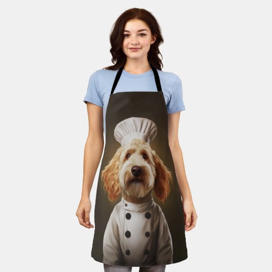 Goldendoodle Hondenkok Schort (Gedragen)