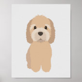 GoldenDoodle Hondenkwekerij & Kinder kamer Decor P Poster (Voorkant)