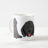 Goldendoodle hondenmix koffiemok (Voorkant links)