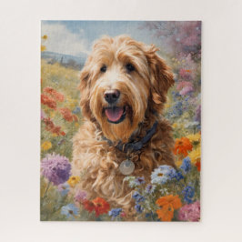 Goldendoodle in Bloom Legpuzzel