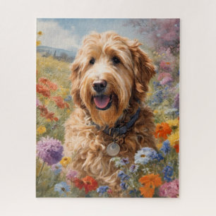 Goldendoodle in Bloom Legpuzzel